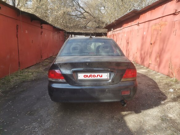 2007 Mitsubishi Lancer IX Рестайлинг, чёрный, 300000 рублей - вид 3