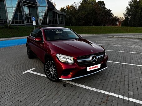 2017 Mercedes-Benz GLC Coupe 250 d I (C253), пурпурный, 3900000 рублей, вид 2