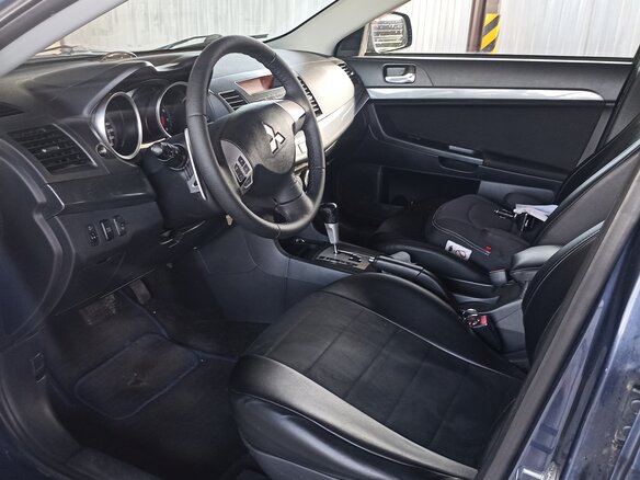 2008 Mitsubishi Lancer X, синий, 690000 рублей - вид 6