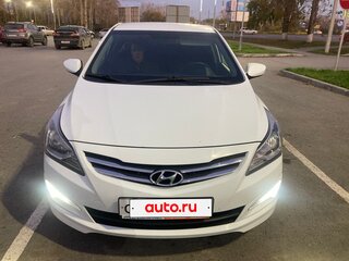 2016 Hyundai Solaris I Рестайлинг, белый, 758000 рублей, вид 1