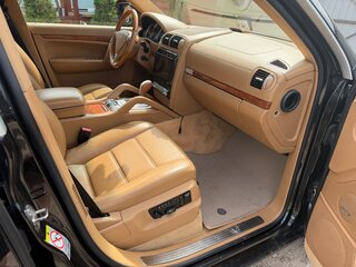 2008 Porsche Cayenne S I Рестайлинг (957), чёрный, 1300000 рублей, вид 4