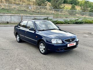 2008 Hyundai Accent ТагАЗ II, синий, 685000 рублей, вид 2