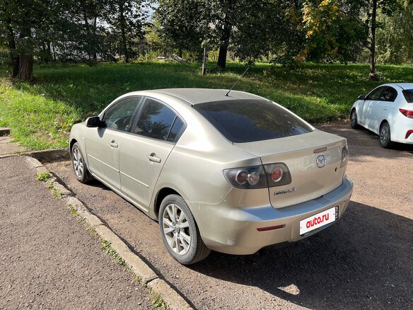 2007 Mazda 3 I (BK) Рестайлинг, золотистый, 349000 рублей - вид 5