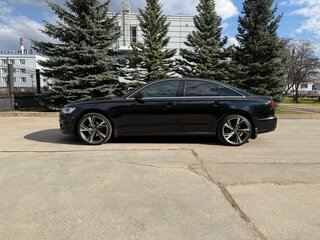 2015 Audi A6 IV (C7) Рестайлинг, чёрный, 2400000 рублей, вид 4