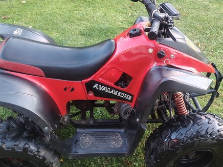 2015 Stels ATV-100, красный, 65000 рублей, вид 4