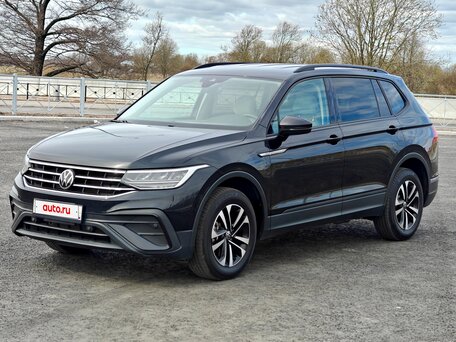2022 Volkswagen Tiguan Allspace II Рестайлинг, чёрный, 3090000 рублей, вид 1