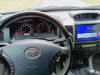 2008 Toyota Land Cruiser Prado 5-speed 120 Series Рестайлинг, чёрный, 2800000 рублей, вид 3