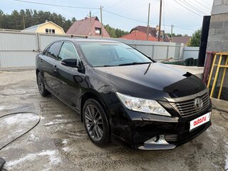 2014 Toyota Camry VII (XV50), чёрный, 1300000 рублей, вид 1