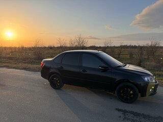 2013 Lada (ВАЗ) Granta I, чёрный, 500000 рублей, вид 5