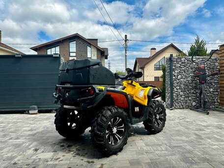 2013 BRP Can-Am Outlander 500, жёлтый, 1000000 рублей, вид 5