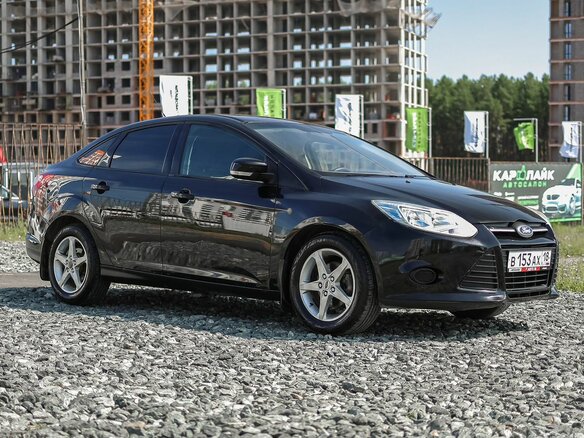 2012 Ford Focus III, чёрный - вид 3