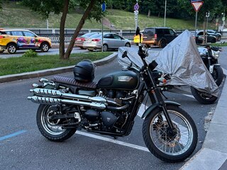2011 Triumph Scrambler, зелёный, 710000 рублей, вид 5