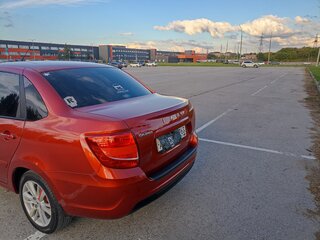 2018 Lada (ВАЗ) Granta I Рестайлинг, красный, 670000 рублей, вид 3