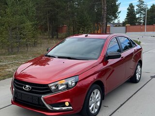 2018 Lada (ВАЗ) Vesta I, красный, 900000 рублей, вид 1