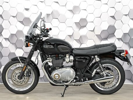 2022 Triumph Bonneville T120, чёрный, 1269000 рублей, вид 3
