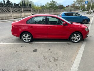 2017 Skoda Rapid I, красный, 1050000 рублей, вид 4