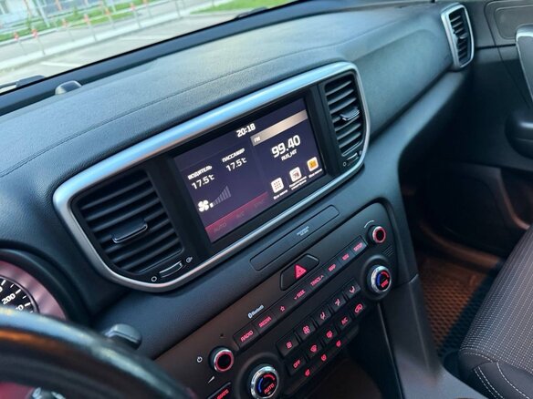 2021 Kia Sportage IV Рестайлинг, синий, 2490000 рублей - вид 27