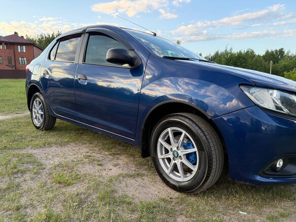 2014 Renault Logan II, синий - вид 9