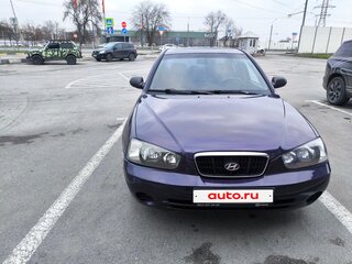 2002 Hyundai Elantra III (XD), фиолетовый, 390000 рублей, вид 3