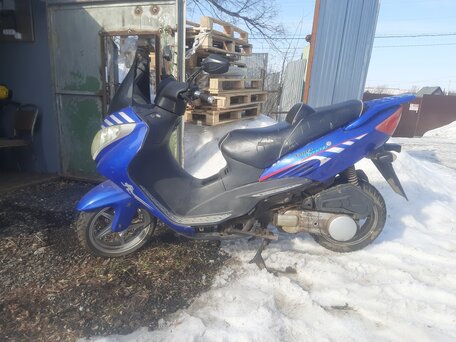 2012 Lingben LB125T, синий, 60000 рублей, вид 1