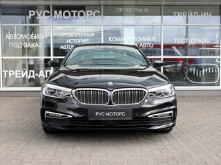 2019 BMW 5 серии 520d xDrive VII (G30/G31/G38), чёрный, 3490000 рублей, вид 2