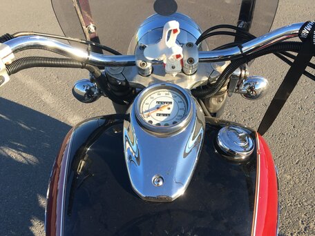 1998 Yamaha XVS400 Drag Star, чёрный, 369000 рублей, вид 2