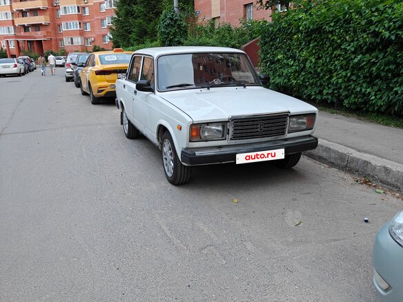 1997 Lada (ВАЗ) 2107, белый, 150000 рублей - вид 2
