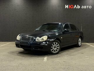 2007 Hyundai Sonata ТагАЗ IV (EF) Рестайлинг, чёрный, 350000 рублей, вид 1