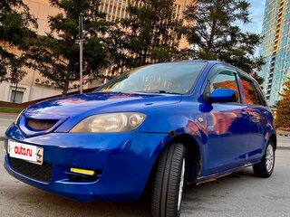 2003 Mazda Demio II (DY), синий, 220000 рублей, вид 4