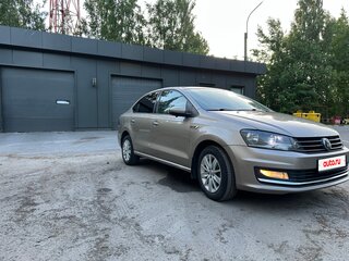 2017 Volkswagen Polo V Рестайлинг, бежевый, 980000 рублей, вид 5