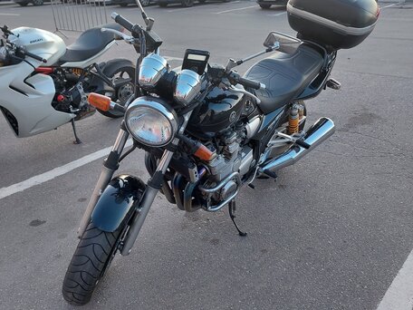 2005 Yamaha XJR1300, чёрный, 600000 рублей, вид 2