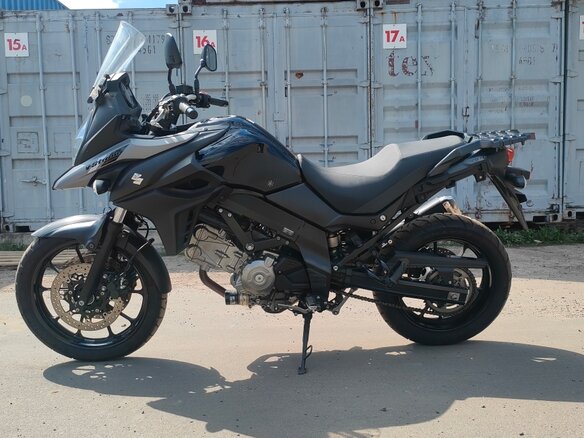2019 Suzuki V-Strom DL 650, чёрный, 695000 рублей
