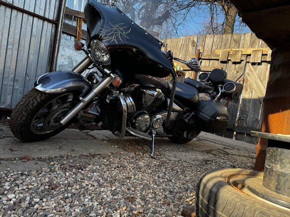 2007 Yamaha XVS1300, серый, 670000 рублей