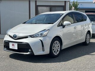 2021 Toyota Prius Alpha I (ZVW40/41) Рестайлинг, белый, 1725000 рублей, вид 2