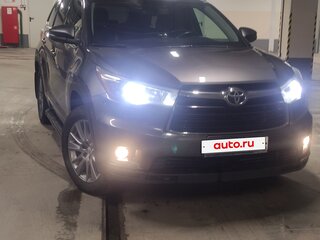2014 Toyota Highlander III (XU50), серый, 2760000 рублей, вид 1