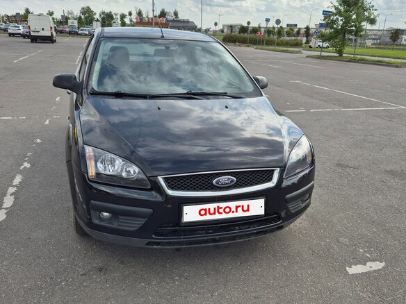 2007 Ford Focus II, чёрный - вид 4