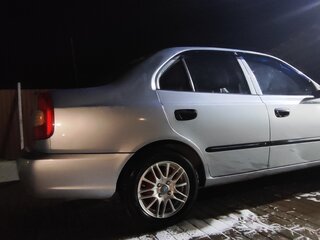 2008 Hyundai Accent ТагАЗ II, серебристый, 450000 рублей, вид 2