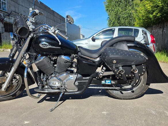 1998 Honda Shadow 400, чёрный, 350000 рублей - вид 1