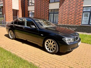 2002 BMW 7 серии 735i IV (E65/E66), чёрный, 710000 рублей, вид 2