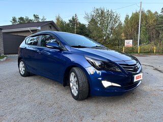 2014 Hyundai Solaris I Рестайлинг, синий, 1100000 рублей, вид 1