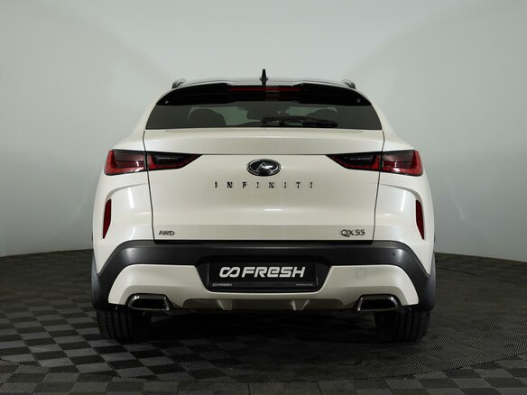2021 Infiniti QX55, белый, 4150000 рублей - вид 3