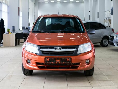 2013 Lada (ВАЗ) Granta I, оранжевый, 600000 рублей, вид 2