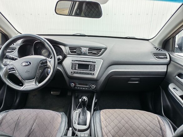 2016 Kia Rio III Рестайлинг, серый, 950000 рублей - вид 16