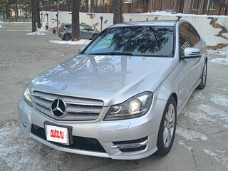 2012 Mercedes-Benz C-Класс 180 BlueEFFICIENCY III (W204) Рестайлинг, серебристый, 1350000 рублей, вид 1