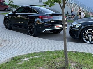 2021 Mercedes-Benz GLE Coupe 400 d II (C167), чёрный, 5800000 рублей, вид 2