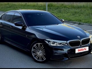 2020 BMW 5 серии 530d xDrive VII (G30/G31/G38), чёрный, 3450000 рублей, вид 3