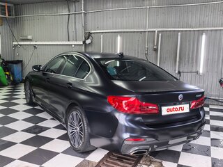 2019 BMW 5 серии 530i VII (G30/G31/G38), синий, 4650000 рублей, вид 2