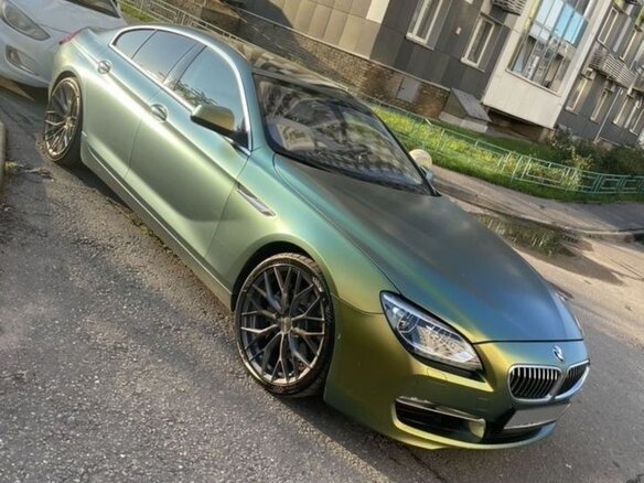 2012 BMW 6 серии Gran Coupe 650i xDrive III (F06/F13/F12), зелёный, 2800000 рублей - вид 13