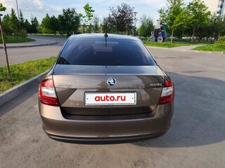 2017 Skoda Rapid I Рестайлинг, коричневый, 1360000 рублей, вид 4