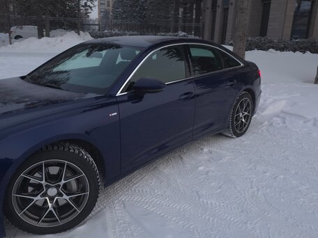 2021 Audi A6 45 TFSI V (C8), синий, 4800000 рублей, вид 3